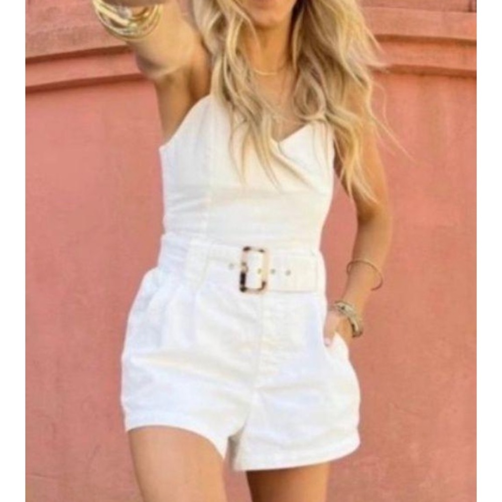 Show Me Your Mumu Sloane Romper in sea salt